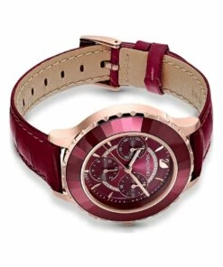 Swarovski Octea Lux Red Leather Chronograph Watch -RAY-BAN Online Store 781246900 3 720x928