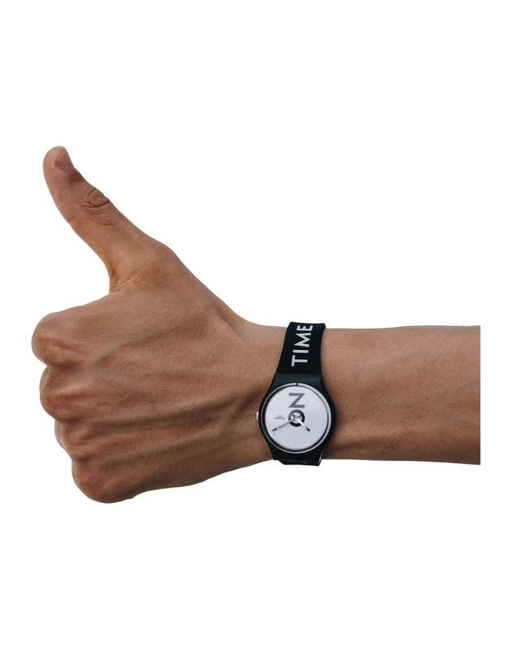 Swatch Always There Black Silicone Quartz Watch 3 Swatch Always There Black Silicone Quartz Watch - Image 3