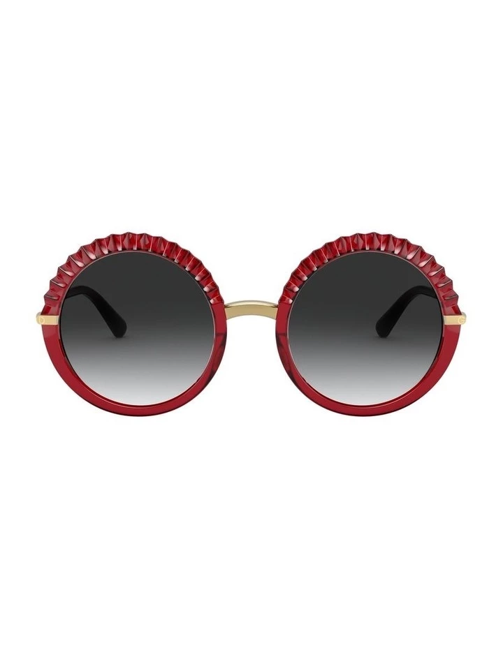 Dolce & Gabbana Grey Round Sunglasses 0DG6130 1529924003 2 Dolce & Gabbana Grey Round Sunglasses 0DG6130 1529924003 - Image 2