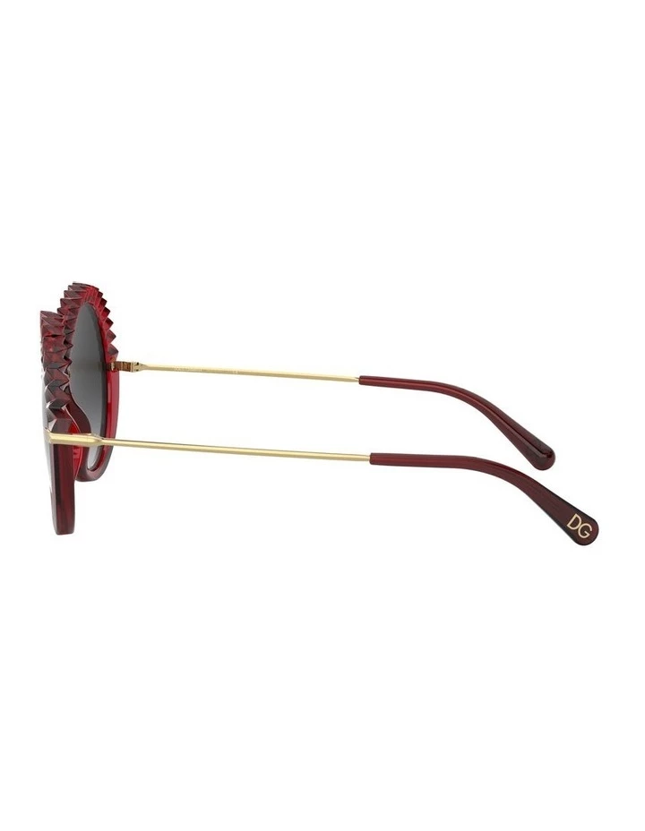 Dolce & Gabbana Grey Round Sunglasses 0DG6130 1529924003 4 Dolce & Gabbana Grey Round Sunglasses 0DG6130 1529924003 - Image 4