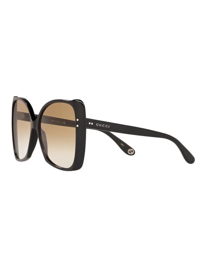 GUCCI Black Butterfly Sunglasses 0GC001204 1524352001 3 GUCCI Black Butterfly Sunglasses 0GC001204 1524352001 - Image 3