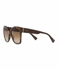 GUCCI Tortoise Square Sunglasses 0GC001221 9 GUCCI Tortoise Square Sunglasses 0GC001221 -RAY-BAN Online Store 786054430 3 720x928