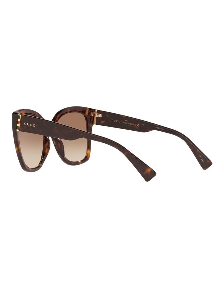 GUCCI Tortoise Square Sunglasses 0GC001221 5 GUCCI Tortoise Square Sunglasses 0GC001221 - Image 5