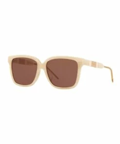 GUCCI Cream Rectangle Sunglasses 0GC001341 1528771002