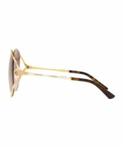 GUCCI Gold/Pink Round Sunglasses 0GC001340 1528777002 -RAY-BAN Online Store 786054790 4 720x928