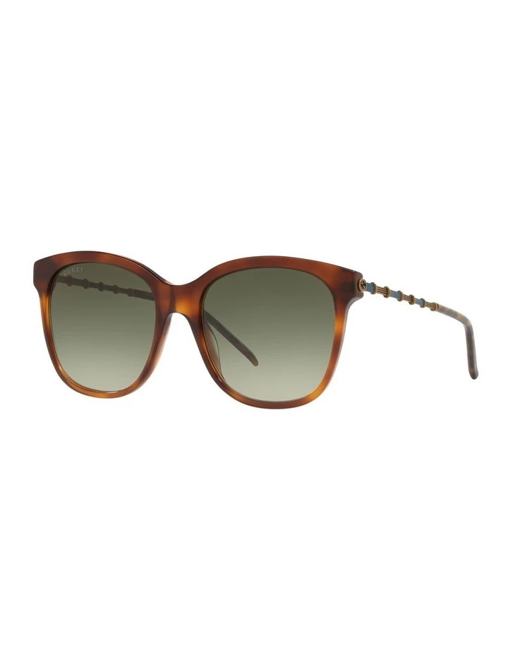 GUCCI Tortoise Square Sunglasses 0GC001376 1 GUCCI Tortoise Square Sunglasses 0GC001376