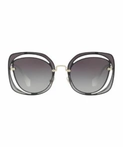 Miu Miu Blue Square Sunglasses 0MU54SS 1516689002