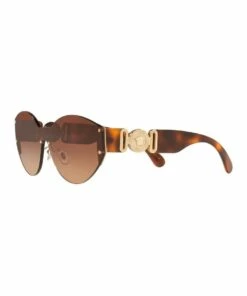 Versace Brown Rimless Oval Sunglasses 0VE2224 1531109002 -RAY-BAN Online Store 786261880 3 720x928