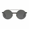 Versace Grey Double Bridge Round Sunglasses 0VE2210 1524110003