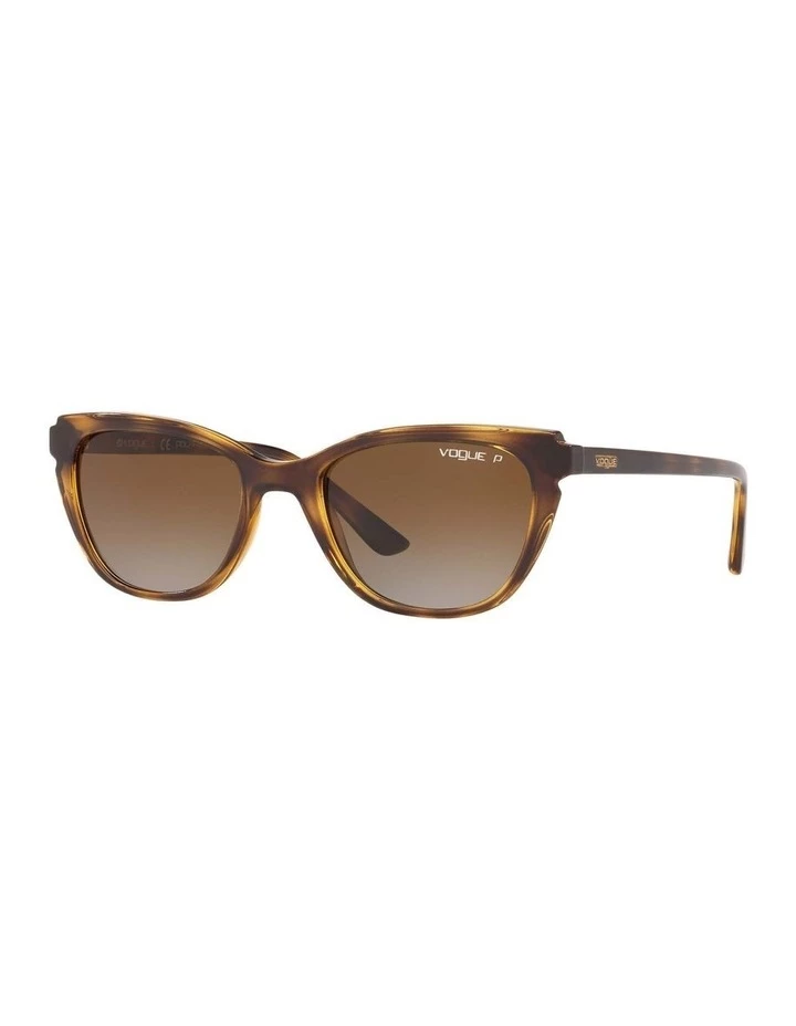 Vogue Polarised Brown Rectangle Sunglasses 0VO5293S 1526350003 1 Vogue Polarised Brown Rectangle Sunglasses 0VO5293S 1526350003