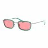 Vogue Pink Metal Rectangle Sunglasses 0VO4166S 1529272003