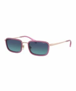 Vogue Blue Metal Rectangle Sunglasses 0VO4166S 1529272004