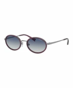 Vogue Blue Metal Oval Sunglasses 0VO4167S 1529275003
