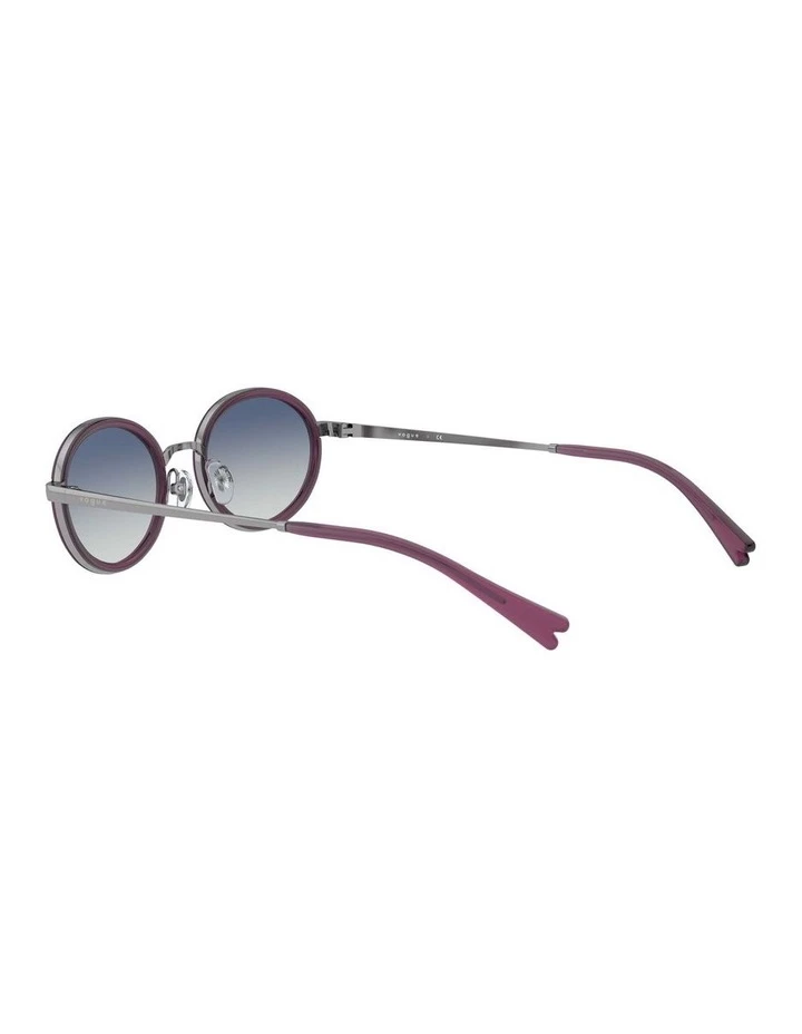 Vogue Blue Metal Oval Sunglasses 0VO4167S 1529275003 5 Vogue Blue Metal Oval Sunglasses 0VO4167S 1529275003 - Image 5