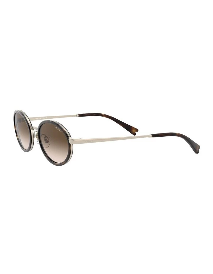 Vogue Brown Metal Oval Sunglasses 0VO4167S 1529275004 3 Vogue Brown Metal Oval Sunglasses 0VO4167S 1529275004 - Image 3