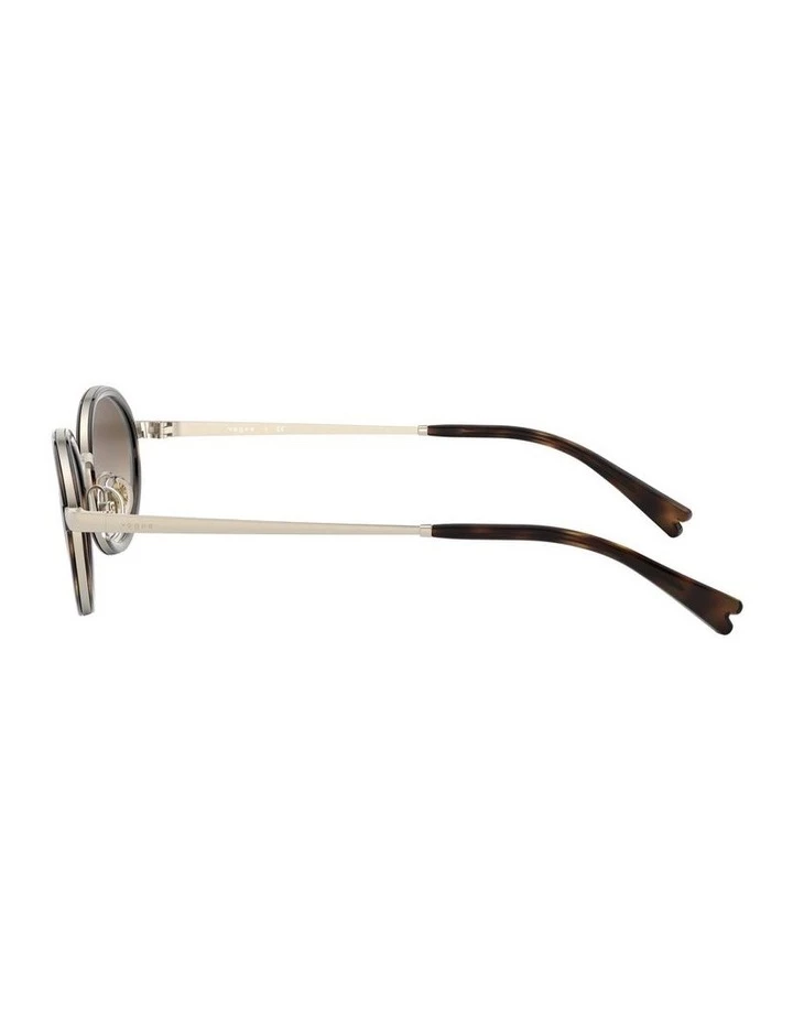Vogue Brown Metal Oval Sunglasses 0VO4167S 1529275004 4 Vogue Brown Metal Oval Sunglasses 0VO4167S 1529275004 - Image 4