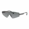 Vogue Grey Metal Shield Sunglasses 0VO4165S 1530181001