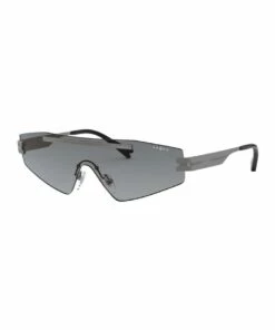 Vogue Grey Metal Shield Sunglasses 0VO4165S 1530181001