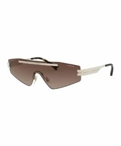 Vogue Brown Metal Shield Sunglasses 0VO4165S 1530181002