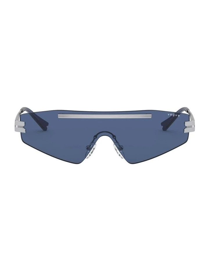 Vogue Blue Metal Shield Sunglasses 0VO4165S 1530181004 2 Vogue Blue Metal Shield Sunglasses 0VO4165S 1530181004 - Image 2