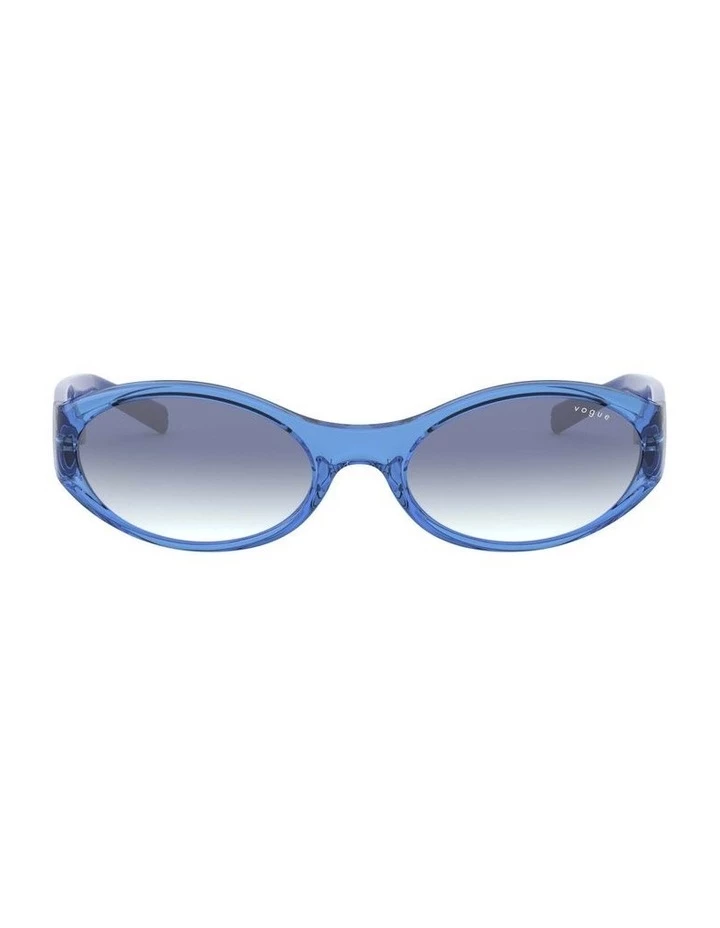 Vogue Blue Oval Sunglasses 0VO5315S 1530182002 2 Vogue Blue Oval Sunglasses 0VO5315S 1530182002 - Image 2