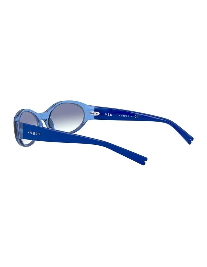 Vogue Blue Oval Sunglasses 0VO5315S 1530182002 5 Vogue Blue Oval Sunglasses 0VO5315S 1530182002 - Image 5