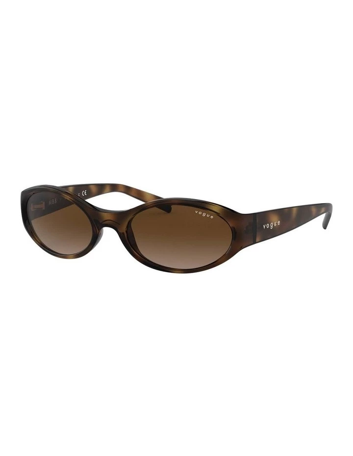 Vogue Brown Oval Sunglasses 0VO5315S 1530182004 1 Vogue Brown Oval Sunglasses 0VO5315S 1530182004