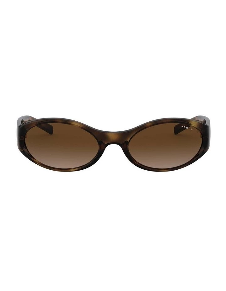 Vogue Brown Oval Sunglasses 0VO5315S 1530182004 2 Vogue Brown Oval Sunglasses 0VO5315S 1530182004 - Image 2