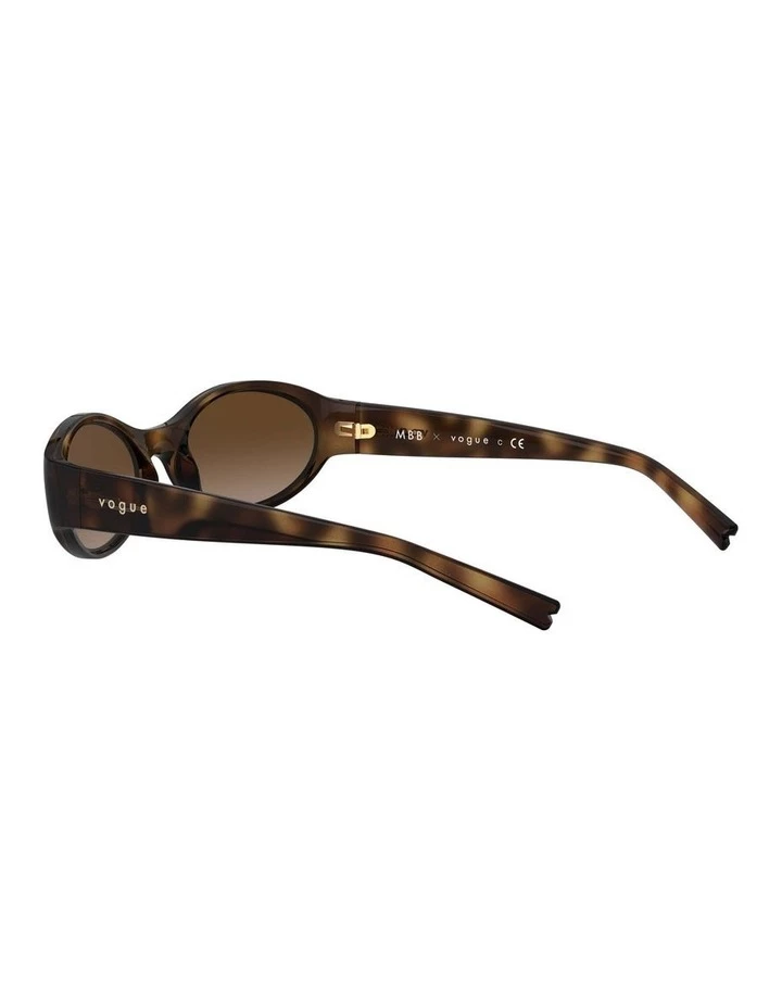 Vogue Brown Oval Sunglasses 0VO5315S 1530182004 5 Vogue Brown Oval Sunglasses 0VO5315S 1530182004 - Image 5