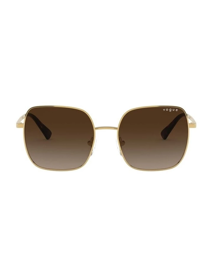 Vogue Brown Metal Square Sunglasses 0VO4175SB 1530806002 2 Vogue Brown Metal Square Sunglasses 0VO4175SB 1530806002 - Image 2