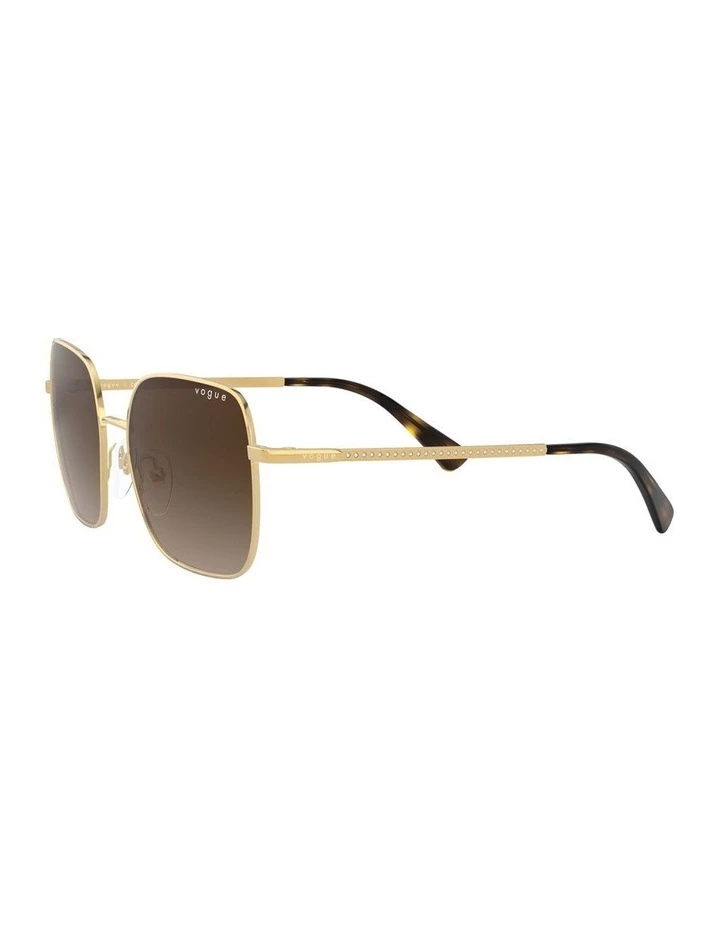 Vogue Brown Metal Square Sunglasses 0VO4175SB 1530806002 3 Vogue Brown Metal Square Sunglasses 0VO4175SB 1530806002 - Image 3