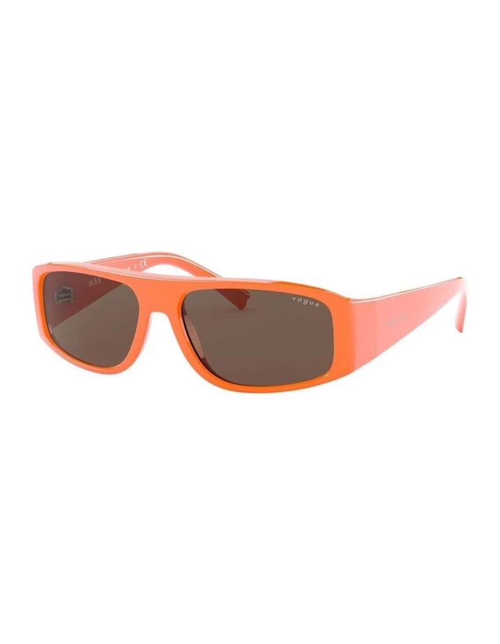 Vogue Brown Rectangle Sunglasses 0VO5318S 1530811003 1 Vogue Brown Rectangle Sunglasses 0VO5318S 1530811003
