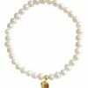 Pure Elements Heart 14ct Gold Plated Charm Bracelet
