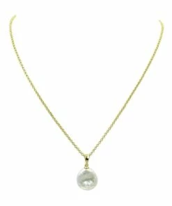 Pure Elements Uniquely Baroque Pearl Pendant Necklace