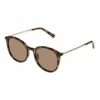Le Specs Le Danzing Brown Round Sunglasses LSP2002235
