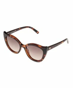 Le Specs Flossy Brown Cat Eye Sunglasses