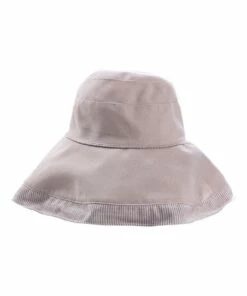 Gregory Ladner Canvas With Stripe Trim Natural Summer Hat