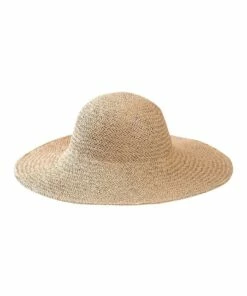 Gregory Ladner Woven Natural Wide Brim Summer Hat