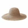 Gregory Ladner Woven Brown Wide Brim Summer Hat