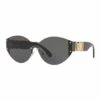 Versace Grey Rimless Cat Eye Sunglasses 0VE2224 1531109001