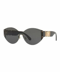 Versace Grey Rimless Cat Eye Sunglasses 0VE2224 1531109001