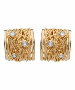 Carolyn Roberts Eternity Gold Earrings