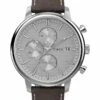 Timex Chicago Brown Leather Chrono Watch TW2U38800
