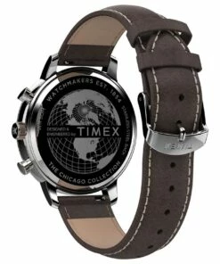 Timex Chicago Brown Leather Chrono Watch TW2U38800 -RAY-BAN Online Store 794386900 3 720x928