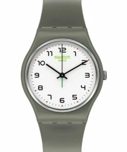Swatch Isikhathi Green Bio-Sourced Plastic Quartz Watch