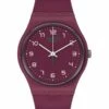 Swatch Wakit Burgundy Bio-Sourced Plastic Quartz Watch