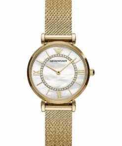 Emporio Armani Gold-Tone Analogue Watch