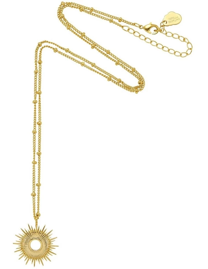 Estella Bartlett Full Sunburst Gold Necklace 3 Estella Bartlett Full Sunburst Gold Necklace - Image 3