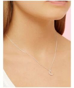 Estella Bartlett Moon And Star Silver Necklace -RAY-BAN Online Store 803111950 3 720x928