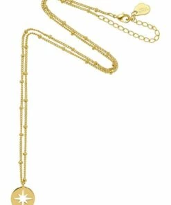 Estella Bartlett Starburst Gold Disc Necklace -RAY-BAN Online Store 803112310 3 720x928